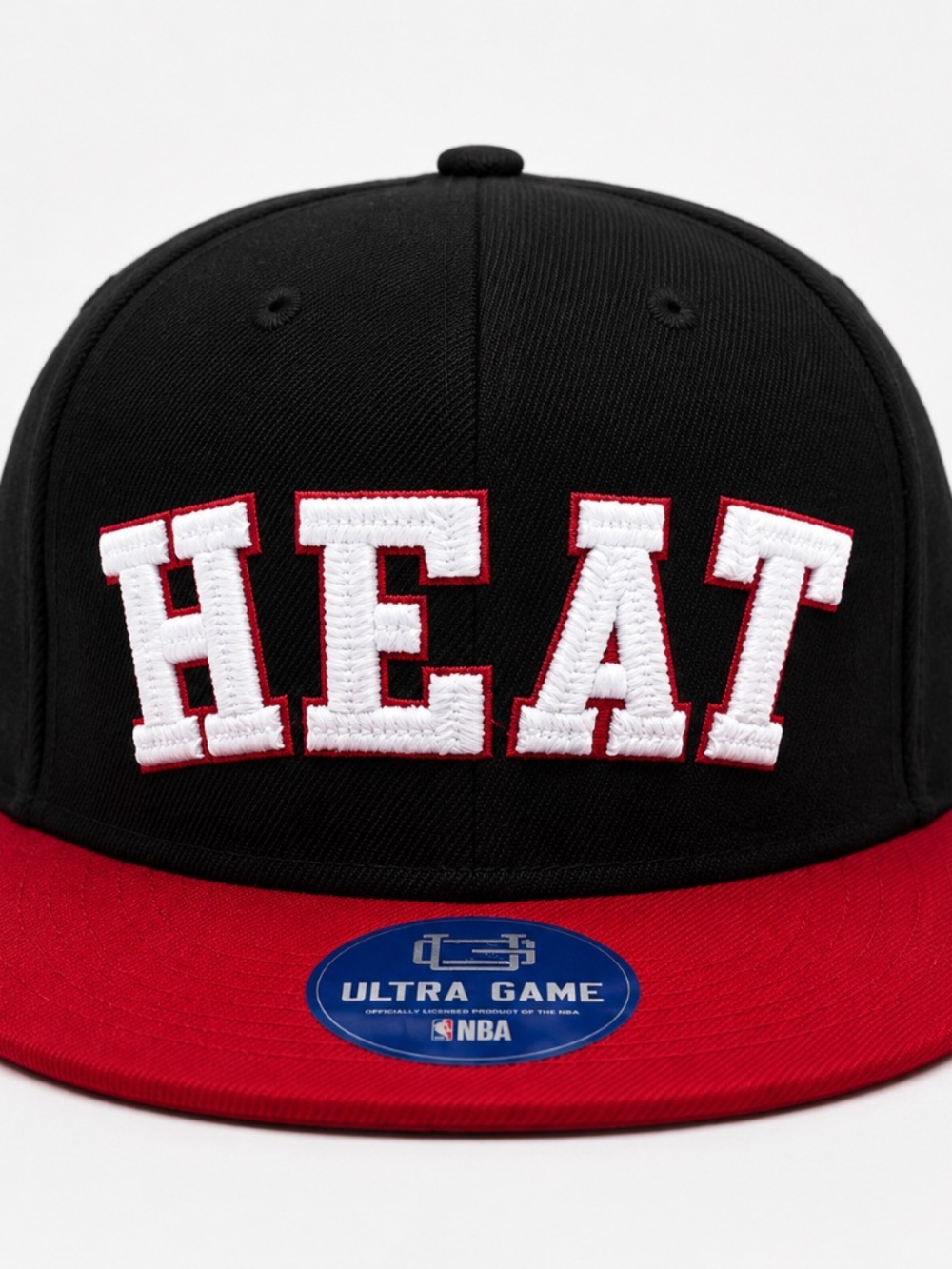 NEW Ultra Game Miami Heat Billboard Red Black Cap Hat
